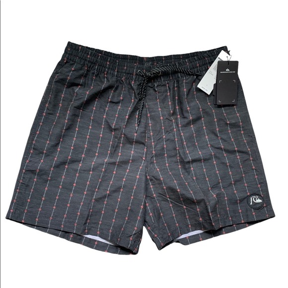 NWT QUICKSILVER Sleet Stripe Mens Board Shorts. L - Picture 2 of 7